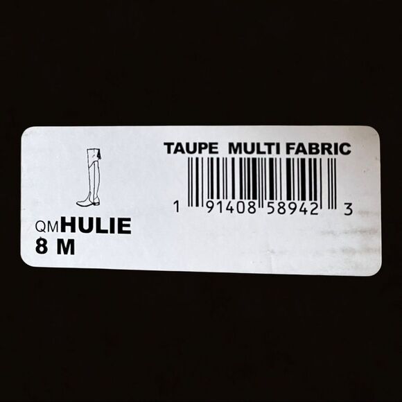 Marc Fisher Taupe Hulie Over The Knee Faux Suede Boots 8M new in Box - Picture 10 of 14